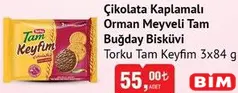 TORKU TAM KEYFİM ÇİKOLATA KAPLAMALI ORMAN MEYVELİ TAM BUĞDAY BİSKÜVİ 3X84 G TORKU TAM KEYFİM ÇİKOLATA KAPLAMALI ORMAN MEYVELİ TAM BUĞDAY BİSKÜVİ 3X84 G
